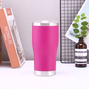 30oz Big Curve Vacuum Insulated Tumbler Stainless Steel <b>Double</b> <b>Wall</b> Mug with Lid Thermal Perfect Gift - Product Image 3