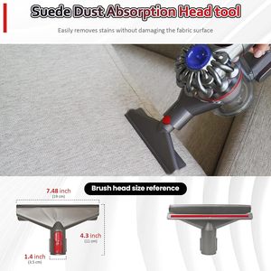 Kit d'<span class=keywords><strong>accessoires</strong></span> pour aspirateurs sans fil <span class=keywords><strong>Dyson</strong></span> V7 V8 V10 V11 <span class=keywords><strong>V15</strong></span>, kit de nettoyage de meubles, <span class=keywords><strong>accessoires</strong></span> pour aspirateur, 6 brosses de remplacement - Product Image 6