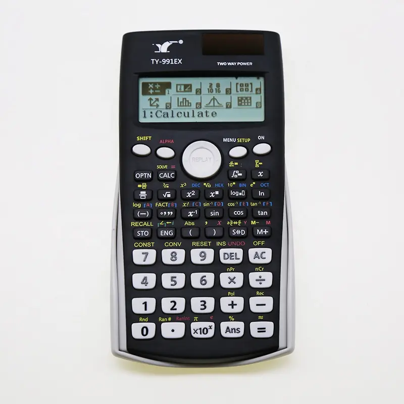 Writing display 552 functions two power scientific calculator