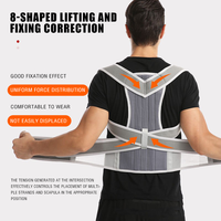 CONRIDA Ceinture de taille ergonomique Correcteur de posture confortable Logo personnalisé Soutien du dos en néoprène pour hommes femmes Protection contre la douleur
