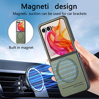 Étuis de téléphone portables en cuir rigide de haute qualité, design nouveau, robustes, avec fermeture magnétique, vente en gros, tendance, pour Motorola Razr 50