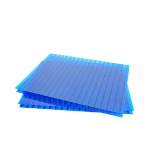 Gwx <b>Transparent</b> Hollow Polycarbonate <b>Sheet</b> 10mm Double Layer For Carports And Awnings - Product Image 3