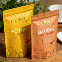 Bolsa con Cierre Personalizada con Acabado Mate, de Aluminio, Resistente a la Humedad, para Empacar 500 g de Especias, Frutos Secos en Polvo