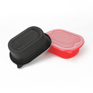 Sinh Thái Dùng Một Lần Bento Trưa Box 2 Lớp Nhựa Thực Phẩm <span class=keywords><strong>Container</strong></span> Bao Bì, Tùy Chỉnh Nhựa 3 Ngăn Trưa Box Lưu Trữ Với Vành Đai - Product Image 5
