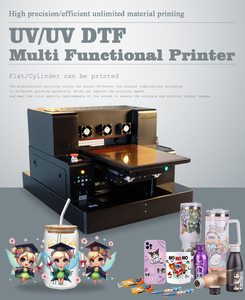 A3 UV Printing Machine Digital Automatic Plastic Cup Glass Bottle Cylindrical Print on Demand Phone Case UV <b>Printer</b> - Product Image 4
