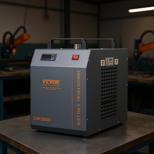 Enfriador industrial Vevor CW-5200 con tanque de agua de 7L y compresor incorporado para enfriamiento con CO2 - Product Image 2