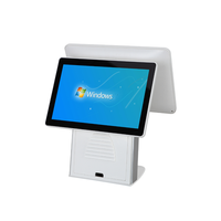 MJ202 POS windows Terminal Écran Tactile Pos Machine Tout en Un 15.6 pouces Petite Entreprise