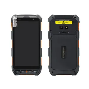 Colectores de datos móviles resistentes de mano industrial UHF RFID Android 10 Escáner de código de barras PDA