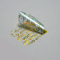 Autocollant holographique avec code QR, design personnalisé, étiquette holographique authentique originale