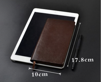 Mini carnet de notes en cuir réutilisable personnalisé de poche