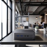 Mini PC Intel con IA, Computadora Pequeña y Portátil, 16 GB DDR5, SSD de 512 GB, CHUWI AuBox X 226V, hasta 4.5 GHz, para Venta al por Mayor, Económico, Ahorra Espacio