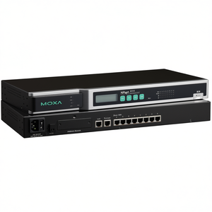 โมซ่า เอ็นพอร์ต 6650-8 เทอร์มินัลเซิร์ฟเวอร์ 8 พอร์ตแบบอนุกรม อุปกรณ์เครือข่ายอุตสาหกรรม - Product Image 2