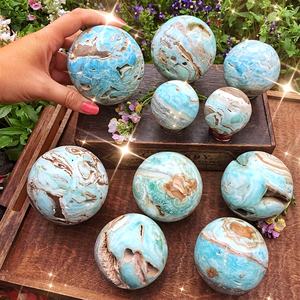 Vente en gros de pierres de guérison naturelles Reiki, boule de quartz, sphère de cristal d'hémimorphite de haute qualité pour cadeau spirituel - Product Image 5