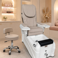 Lit de pédicure électrique doux et sûr, sans tube, en ABS, étanche, avec fonction de massage chauffant pour les pieds, idéal pour les spas de beauté, les salons de manucure et les instituts de soins des cils.