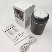 Vente chaude 300ml Mini Atomiseur De Chambre Intelligent À Ultrasons Maison & Hôtel H2O Humidificateur D'air Coloré LED Lumière Portable USB Alimenté
