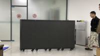 Pantalla LED portátil personalizada para cabina de DJ, ideal para eventos en clubes nocturnos, con soporte de suelo interior y v