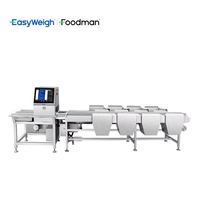 Équipement de tri et de calibrage de fruits, légumes, fruits de mer, volailles et bœuf de haute précision Easyweigh avec détection automatique du poids et de la taille