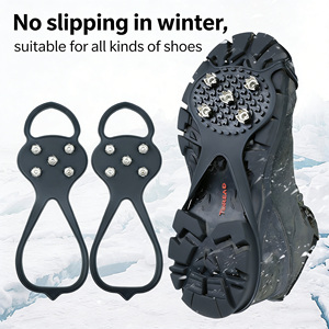<span class=keywords><strong>Crampons</strong></span> à glace en acier inoxydable pour bottes de randonnée, sans <span class=keywords><strong>crampons</strong></span>, légers, avec <span class=keywords><strong>sac</strong></span> pour l'escalade sur neige - Product Image 1