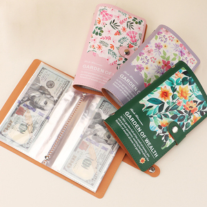 Agenda A6 de PU Suave, Duradera y Ecológica, con Bolsillos para <span class=keywords><strong>Fotos</strong></span> de PP, Álbum de Cuero Sintético con Almacenamiento Transparente para Tarjetas de PP - Product Image 3