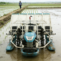 Transplanteur de riz manuel CNCMC TRT-4L à 4 rangs pour la plantation et la culture du riz dans les rizières
