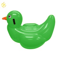 Waterhan personnalisé vente en gros de haute qualité mélange couleur PVC gonflable ballon d'exercice piscine flotteur 105cm 20kg + capacité équitation animal