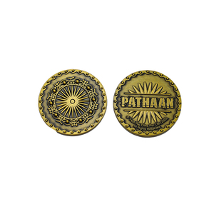 Moneda de Metal Personalizada de Aleación de Zinc, Color Vintage, Doble Cara, con Diseño en Relieve de Anime, Dibujos Animados, IP, Juego - Product Image 1