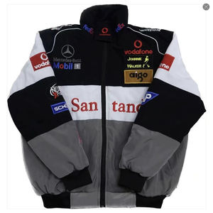 Giacca Trapuntata da <span class=keywords><strong>Auto</strong></span> di Formula Uno di Alta Qualità con Ricamo, Tuta da Corsa F1 2025, Cappotto Sportivo Ispessito - Product Image 1