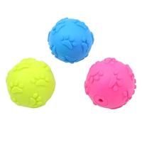 Balles de tennis jaunes pour petits chiens, jouets de chasse pour animaux de compagnie, balles d'entraînement en caoutchouc et feutre