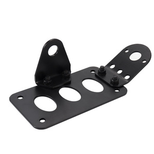 Soporte de Matrícula Lateral de Aluminio de Alta Calidad para Motocicleta, Marco de Luz Trasera para Touring XL <span class=keywords><strong>883</strong></span> <span class=keywords><strong>Chopper</strong></span> HCMOTORKU - Product Image 5