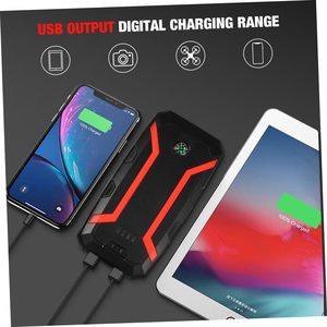 Banco <span class=keywords><strong>de</strong></span> Energía Portátil Luxshiny <span class=keywords><strong>para</strong></span> Autos y Camiones, 1000A, Puerto USB, Carga Dual, Linterna LED, Abrazaderas <span class=keywords><strong>para</strong></span> Motores <span class=keywords><strong>de</strong></span> Gasolina - Product Image 3