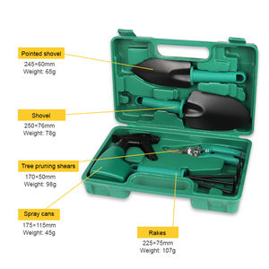 홍루이 가정용 스테인리스 스틸 DIY 인체공학적 정원 도구 세트 꽃 심기 가지치기 가위 분무기 선물 상자 - Product Image 3