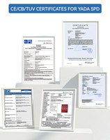 Dispositif de protection contre les surtensions YADA SPD 1000V 1200V DC 20kA 40kA T2 pour station de recharge de véhicules électriques solaires photovoltaïques