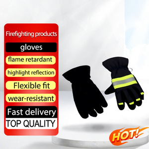 Reflective Safety <b>Gloves</b> 3C Fire Protection Heat Resistant Non Slip Aramid Material Moisture-Wicking Durable AmpsafeX Brand - Product Image 1