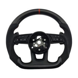 Nouveau produit phare : Volant en fibre de carbone et Alcantara pour modèles Audi A3, A4, A4L, A5, A7L, A8, Q5, Q7, B9, A6, R8 - Product Image 1