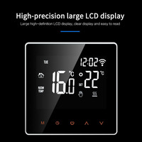 Thermostat intelligent Tuya WiFi, chauffage au sol électrique eau/gaz chaudière température télécommande LCD écran tactile intelligent