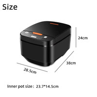 Cuisinière électrique multifonctionnelle industrielle avec fusible thermique, fonction de cuisson du riz, mini-cuisinière électrique rechargeable