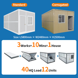 Công nghệ cao 20ft di động gấp prefab nhà Úc tiêu chuẩn văn phòng nhà <span class=keywords><strong>CONTAINER</strong></span> khung thép với bánh sandwich Bảng điều khiển - Product Image 2