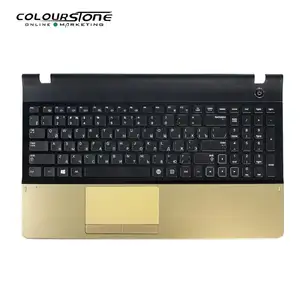 แป้นพิมพ์สำหรับแล็ปท็อปสำหรับ 300E5A 305E5A NP300E5A NP300E5C RU แป้นพิมพ์ Palmrest ทัชแพด