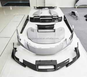 Kit Carrosserie Complet en Fibre de Carbone Style Spécial (Pare-chocs Avant, Diffuseur Arrière, Jupes Latérales, Capot) – Fabrication Directe Usine pour <span class=keywords><strong>Ferrari</strong></span> 296 – Moules Métalliques CNC - Product Image 2