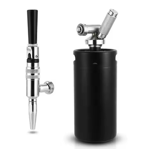 2L/3.6L Mini Keg Nitro Cold Brew Coffee Container/Distributeur, Kit de robinet de café Brasserie Acier inoxydable Growler Matte Coated - Product Image 5