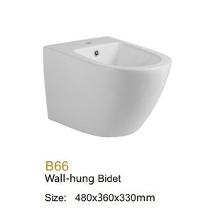 Bidet sur pied B64 485x365x350mm en céramique avec robinet - Product Image 4