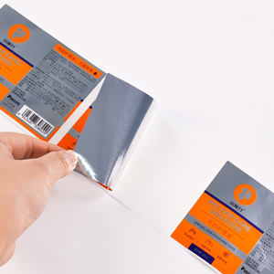 Custom Silver Rolled PET Ear Care Labels | Dongguan China Factory For Cat Dog Ear <b>Solution</b> Bottles - Product Image 2