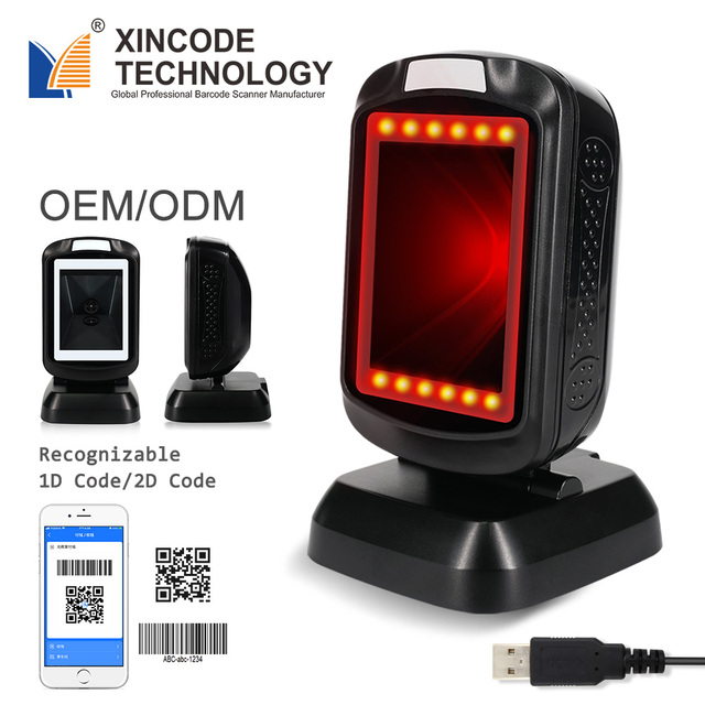 High Speed and Competitive Price 1D Scanning Machine Platform 2D Desktop Barcode Scanner with GT-9208