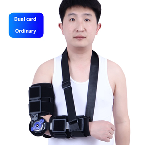 Penyangga Sendi Siku Multifungsi dari Paduan Aluminium yang Dapat Disesuaikan Sudutnya, Nyaman, Bernapas, untuk Rehabilitasi Medis Lengan - Product Image 5