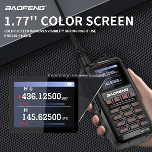 Walkie Talkie UV18L de Banda Cuádruple, Radio Bidireccional de Largo Alcance UHF VHF, Intercomunicador Portátil de 5W, 0-5km, 999 Canales, Inglés - Product Image 2