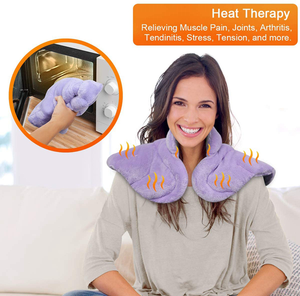 Coussin chauffant pour le <span class=keywords><strong>cou</strong></span>, <span class=keywords><strong>chauffe</strong></span>-<span class=keywords><strong>cou</strong></span> <span class=keywords><strong>micro</strong></span>-ondable avec chaleur humide pour soulager le stress et la douleur, <span class=keywords><strong>chauffe</strong></span>-<span class=keywords><strong>cou</strong></span> <span class=keywords><strong>micro</strong></span>-ondable pour femme - Product Image 3