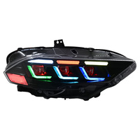 Feux de voiture JSL, phares LED, projecteur, feux de jour, accessoires automobiles pour Ford Mustang RGB 2018-2022