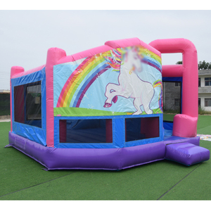 <span class=keywords><strong>Castillo</strong></span> Inflable Comercial con Tobogán para Niñas, Modelo Princess Castle Combo Moon Walk, en Venta - Product Image 2