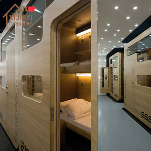 Pod de Couchage Moderne en Bois : Capsule Hôtel, <span class=keywords><strong>Lit</strong></span> <span class=keywords><strong>Superposé</strong></span> et Module d'Aéroport - Product Image 4