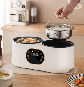 Trung Quốc Chất Lượng 900W Nồi Cơm Điện 3.6L Microwaveable Đôi Nồi Cơm Điện Cho 2-3 Người Sử Dụng - Product Image 2